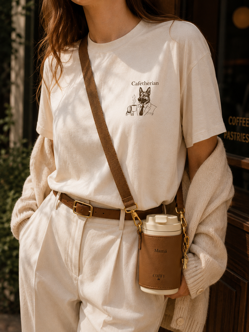 Coffy personalizado + Camiseta cafetherian - LLEVA CHARM ADICIONAL GRATIS