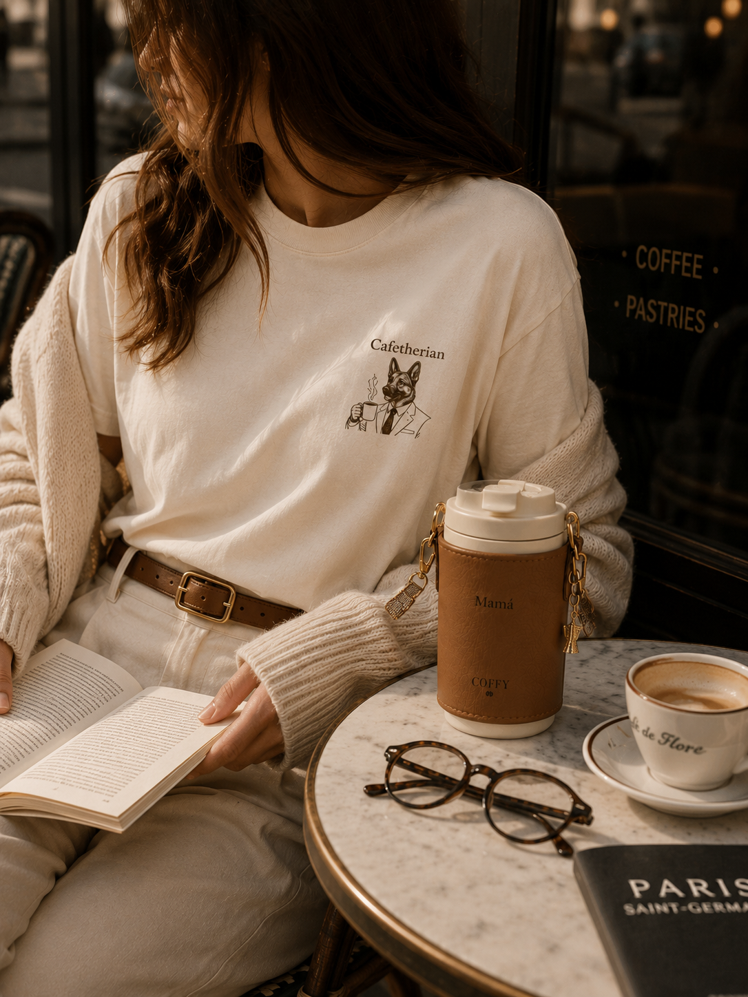 Coffy personalizado + Camiseta cafetherian - LLEVA CHARM ADICIONAL GRATIS